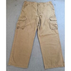 American Eagle Outfitters AE Jeans Mens 36‎ Beige Denim Cargo Pocket Men 36X29.